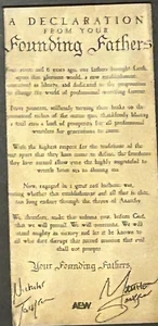 AEW 300 Dynamite Scroll SIGNIERT Gründerväter Matthew Nicholas Jackson Autogramm - Bild 1 von 2