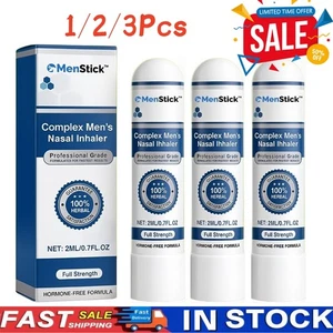 1-3X Men Stick Nasal Inhaler - HERBAL ATISFACTI - For Control&Endurance Supports - Picture 1 of 14