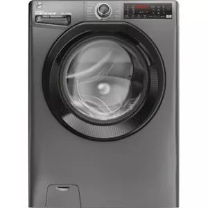 Hoover H3WPS4106TAMBR-80 10Kg Washing Machine Graphite 1400 RPM A Rated - Picture 1 of 7