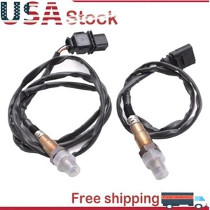 2PCS Upstream & Downstream Oxygen O2 Sensor For VW Beetle Golf Jetta Passat 2.5L - Picture 1 of 8
