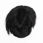 Perruques pour hommes accessoires courts amusants chat roi décoration chanteur cadeau cheveux noirs célèbre cosplay