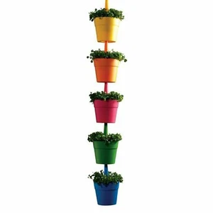 5 x Hängetöpfe KETER Blumentopf Balkonkasten Blumenkasten Kräutertopf Ampel - Bild 1 von 4