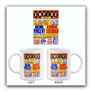 Gene Vincent - Eddie Cochran - 1960 - The Empire Theatre - Concert Mug - Picture 1 of 3
