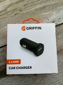 Griffin 2.4 Amp USB A Car Charger Black - GP-012-BLK - Picture 1 of 1