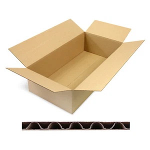 verpacking Faltkartons 600x300x150 mm KK-106 Braun Versand Falt Kartons - Bild 1 von 1