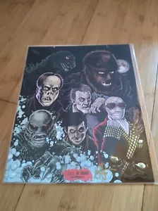 BAM! Impresión Fan Art Clásica Monstruos 8x10 #1867/2000 Firmada por Ken Haeser Parte 3 - Imagen 1 de 2