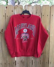 Vintage 90s Maryland University Terps Sweatshirt, Maryland Shirt DA09667