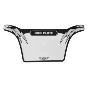 "PLACA RAD"" SE Racing de la vieja escuela BMX NEGRO/CROMO - Imagen 1 de 1