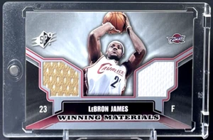 Lebron James 2005-06 Upper Deck SPx Winning Materials Dual Game-Used Jersey Cavs - Picture 1 of 2