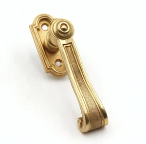 Juego de manijas de puerta de latón dorado francés - Imagen 1 de 6