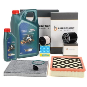 HIRSCHER Filterset + 6L ORIGINAL 0W30 D für FORD MONDEO 5 GALAXY S-MAX 2.0 TDCi - Bild 1 von 8