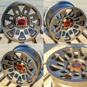 4PCS 17X9 +0 6X5.5 6X139.7 BRONZE WHEELS FIT Tacoma 4Ruuner FJ LEXUS GX460 GX470 - Picture 1 of 1