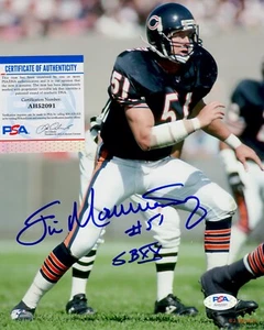 Jim Morrissey SB XX Chicago Bears Signed Autograph 8 x 10 Photo PSA DNA AH52091 - Picture 1 of 1