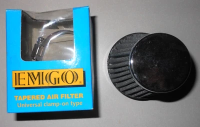 Filtro de aire NOS Emgo 48 mm compatible con: Honda Kawasaki Suzuki Yamaha 12-55748 Foto 1 de 3