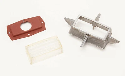 1966 Ford Galaxie LTD Tail Light Center with Glass Lens - Orig. Used SAE-R-66 FD - Image 1 of 4