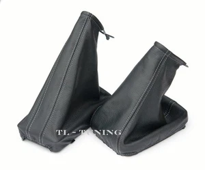 Schaltsack + Handbremssack FADEN GRAU passend für OPEL TIGRA TwinTop 04-10 Leder - Bild 1 von 1