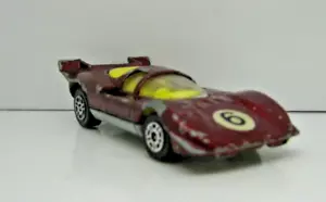 CORGI JUNIORS FERRARI 512 S MAROON RED 1:64 87 - Picture 1 of 7