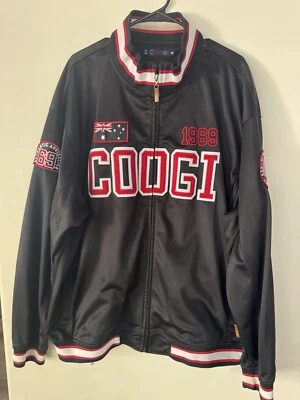 Vintage COOGI Track Jacket Full Zip Black Black Men’s Size 3XL - Image 1 of 4