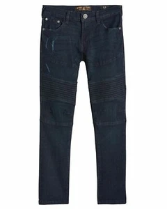 RING OF FIRE Big Kid Boys Stanley Denim Slim Jeans Ronto Wash 8 - Picture 1 of 2