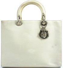 CHRISTIAN DIOR LADY DIOR GM TASCHE BAG PATENT LEATHER LACKLEDER SHINING ELEGANT 