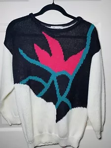 Persuasion Vintage 80’s Women’s Pattern Sweater Size 22w - Bild 1 von 3