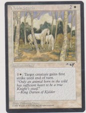 NOBLE STEEDS X1  MTG MAGIC GATHERING  N-MINT ALLIANCES US3
