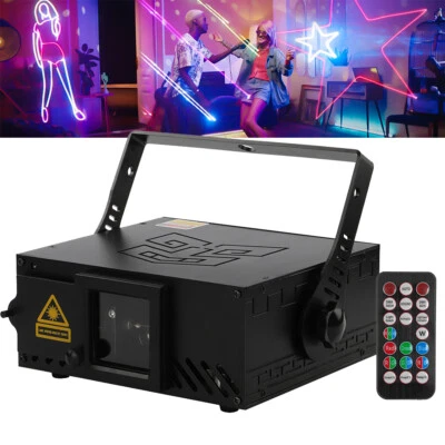 Animation Effect DMX Laser Light Stage Effect Lighting Remote DJ Club Party Show - Image 1 of 4
