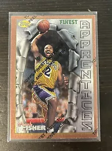 1996-97 Topps Finest #43 Derek Fisher Rookie Apprentices RC No Coating - Picture 1 of 1