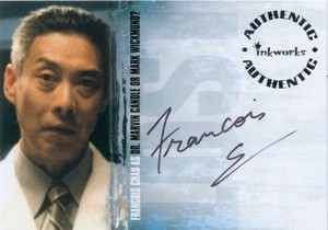 Inkworks 2006 Lost Season 2 A-23 Francois Chau as Dr. Candle Autograph Card