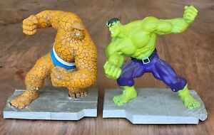 Thing vs Hulk Bookends REPAIRED CONDITION; CHIPS NEAR FEET - Bowen Statues 1994