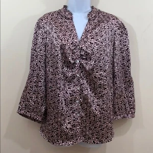 CATO Button Up V-Neck Shirt Size 18 / 20 W - Picture 1 of 8
