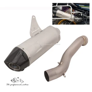 For CF-Moto 800MT 2021-2025 Ibex 800 Exhaust Tips Muffler Pipe Slip on System - Bild 1 von 11