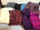 Lot Of 8 Womens Fashion Scarves Infinity & Other #f57