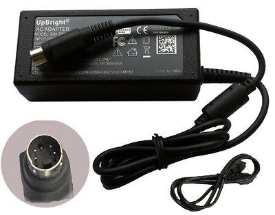 UPBRIGHT® 4-Pin Mini DIN 12V 5V AC Adapter For LaCie Hard Drive - Design by FA Porsche v.1