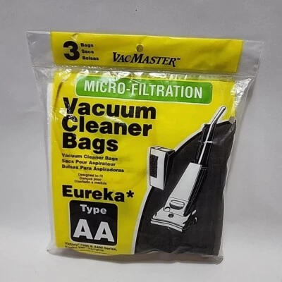 Nuevas bolsas para aspiradora Eureka tipo AA Vacmaster - Paquete de 3 Foto 1 de 4
