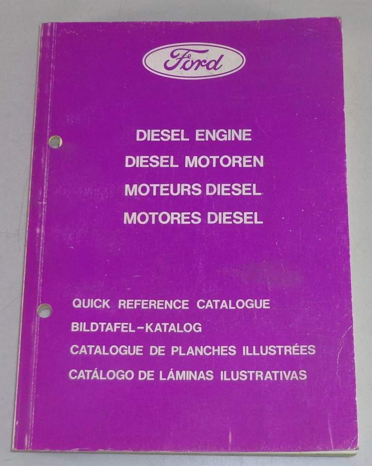Catalogo Ricambi/Bildteilekatalog Ford Motore Diesel 2,4l per Transit, Granada - Immagine 1 di 1