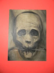 TOMENTED ALEXANDER X Horror Dark Weird Art Zombie Mixed Media Gemälde OOAK - Bild 1 von 4