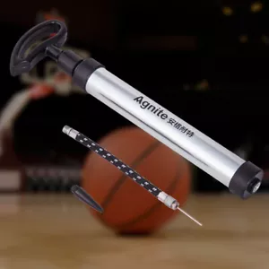 Portable Hand Air Pump Manual with Needle for Volleyball Football Basketball - Picture 1 of 10