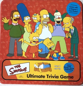 The Simpsons Ultimate Trivia Game in latta da collezione 2000 domande curiosità - Foto 1 di 2