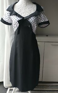 Lindy Bop Polka Dot Dress Size 10