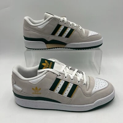 Men's Size 12 Adidas Forum 84 Low ADV White Green Skateboard Shoes IG7583 - Image 1 of 4