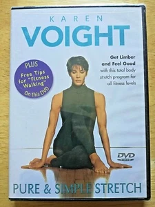 Pure And Simple Stretching Karen Voight Motivational Exercise DVD Sealed NIB - Imagen 1 de 3