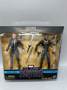 Figuras de Pantera Negra de Marvel Legends Everett Ross y Erik Killmonger Marvel NUEVAS - Imagen 1 de 8