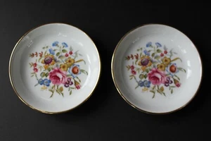  2 Royal Worcester Bournemouth Dish Avon Vintage 1982 Porcelain Happy Holidays - Picture 1 of 7