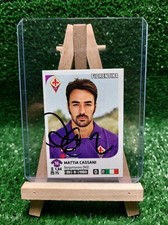 PANINI 2011/12 FORENTINA CASSANI AUTOGRAPHED SIGNED STICKER FOOTBALLER FIGURE
