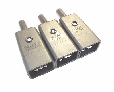 IEC Connector C20 16a Martin Kaiser performance High Current connector  x 3 - Image 1 of 3