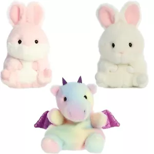 Aurora Plus Toys - 2 Bunny and Dragon, Palm Pals, Rolly Pet Stuffed Animal - Picture 1 of 9