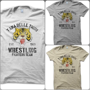 Tigerhöhle T-Shirt Herren Tiger Wrestling Anime Cartoon Kult 80 WH - Bild 1 von 4