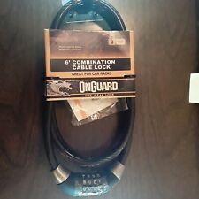 OnGuard 5531 6ft Bike Combination Cable Lock - Bicycle - Resettable - New