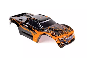 Custom Body Muddy Orange for V2 WideMaxx Traxxas Maxx 1/10 4WD Truck Shell Cover - Picture 1 of 7